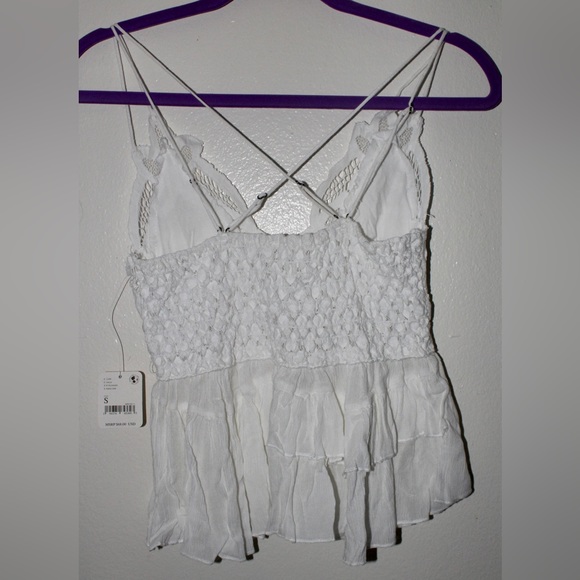 Free People Adella Camisole (Small, White) - Picture 3 of 3